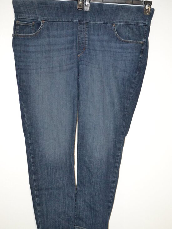 Lee Denim - Lee Plus Sculpting Skinny Leg Jeans Women’s Mid Rise Dark Wash Denim